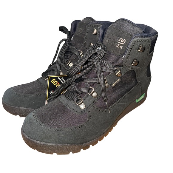 NEW ASOLO SuperTrek GTX MM Men 9 Gore-Tex WATERPROOF Petroleum Black Hiking Boot main image 7
